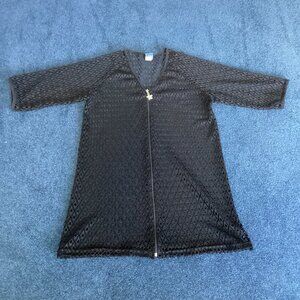 Black Mesh Swim Cover-up - Large